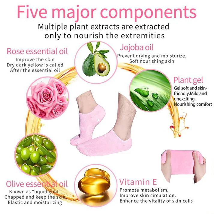 Moisturizing Spa Gel Socks ( Hot Selling )